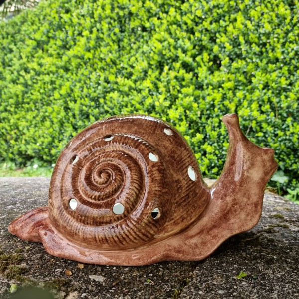 Snail: planter and lamp