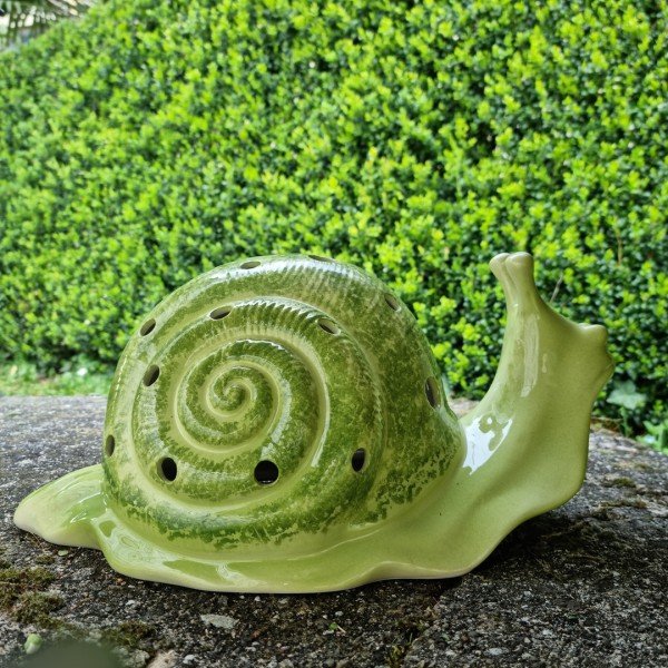 Snail: planter and lamp