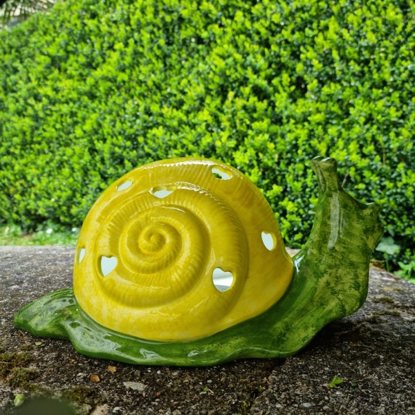 Snail: planter and lamp