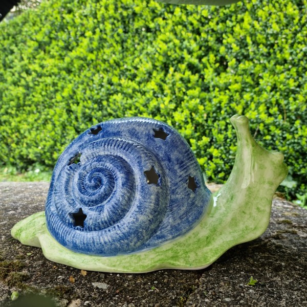 Snail: planter and lamp
