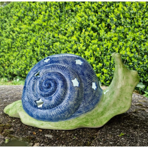 Snail: planter and lamp